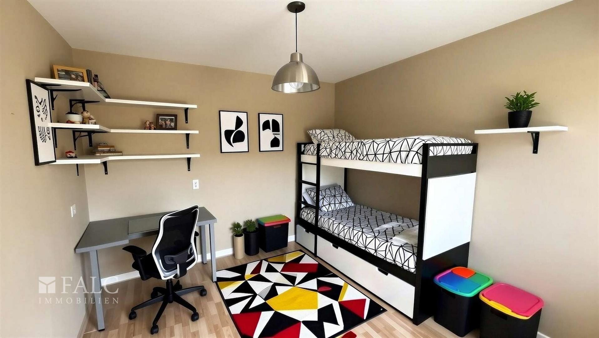 Kinderzimmer gestaged