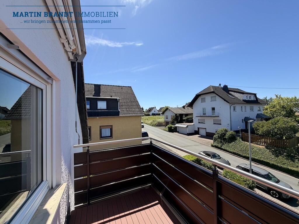 Ausblick vom Balkon