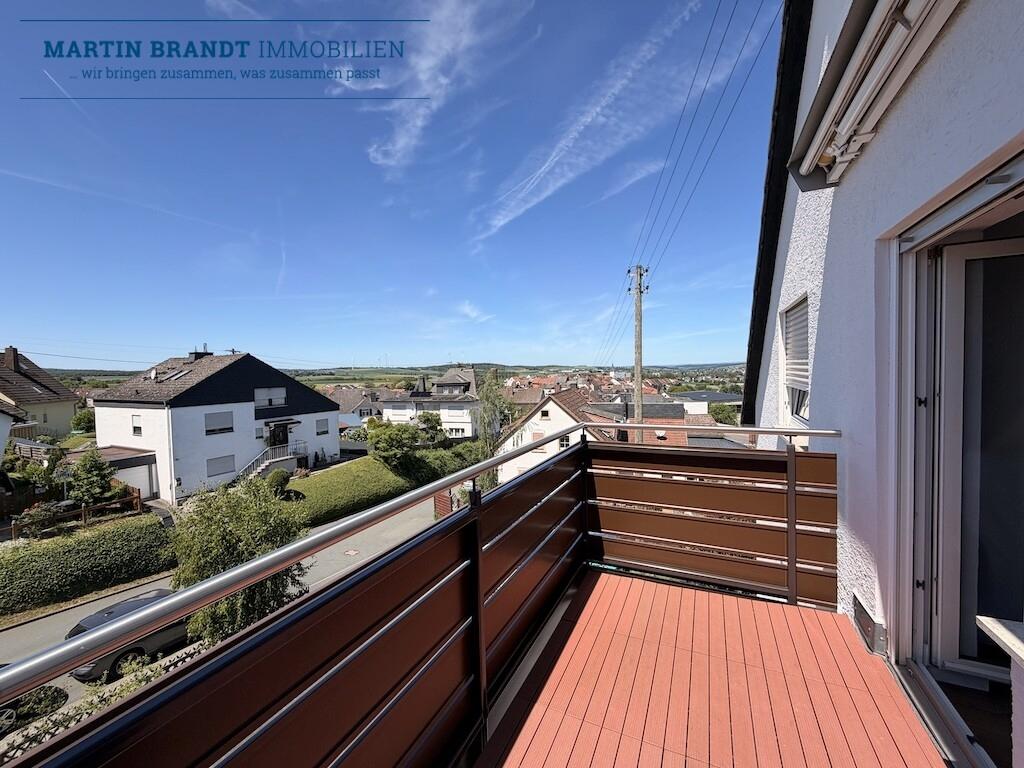 Ausblick vom Balkon