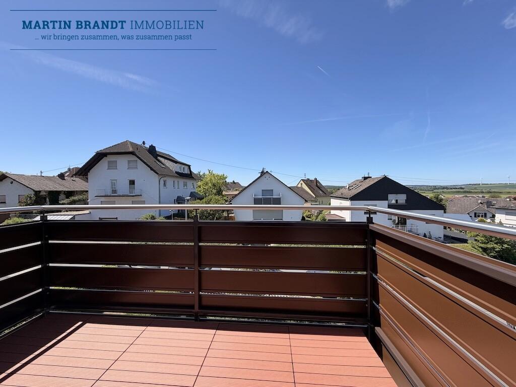 Ausblick vom Balkon