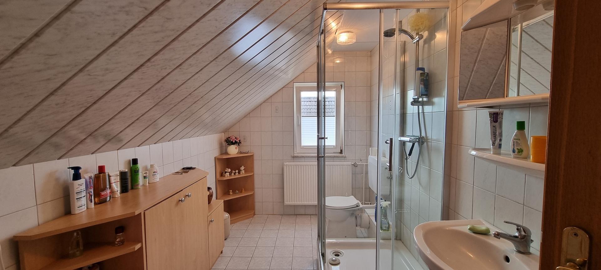 OG Wohnhaus Bad mit Dusche