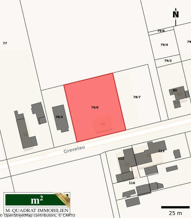 Lageplan - 21423 Winsen (Luhe) OT Scharmbeck, Grevelau