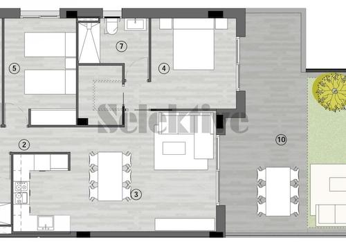 Grundriss Bsp. - Appartment 2