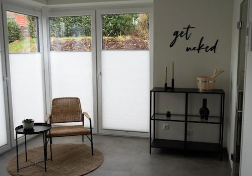 Badezimmer mit Sauna