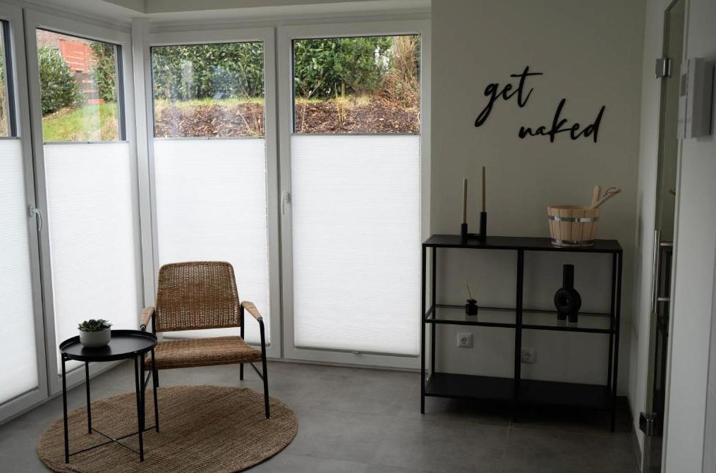 Badezimmer mit Sauna
