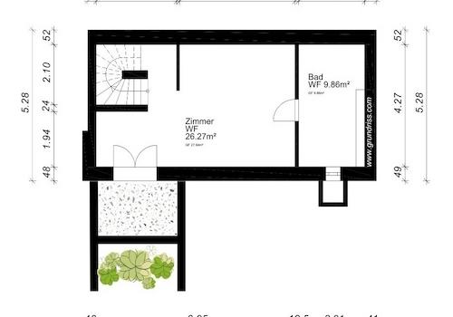 Grundriss Souterrain
