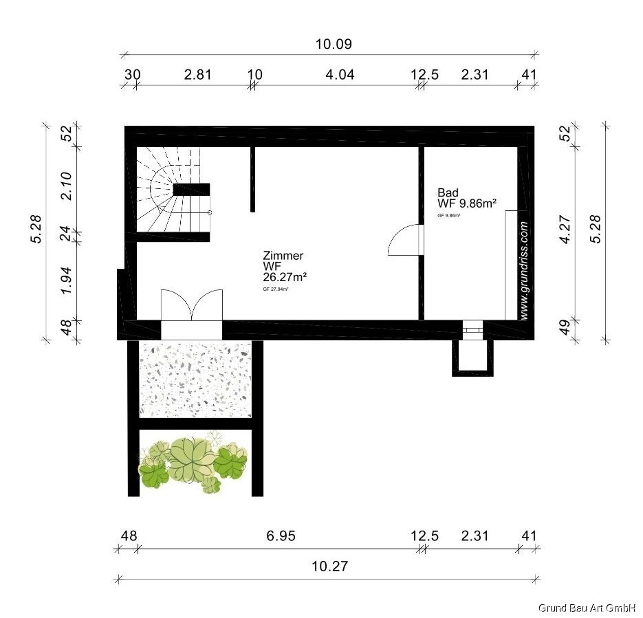 Grundriss Souterrain