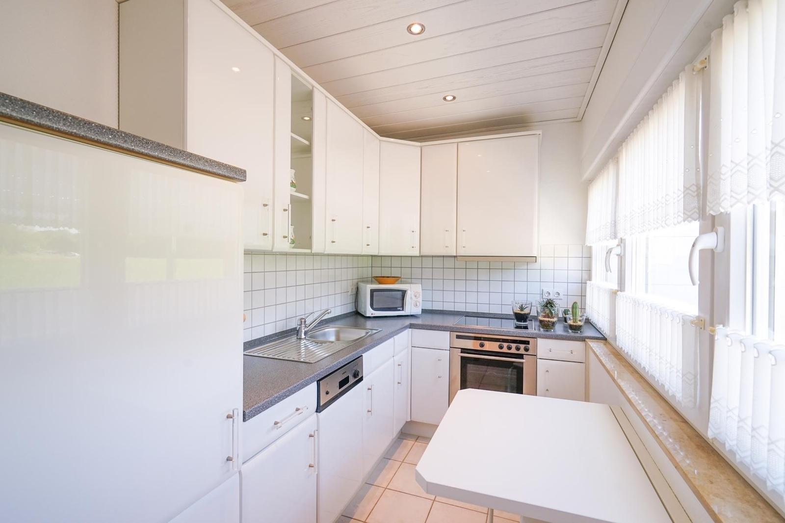 Küche in der Einliegerwohnung 