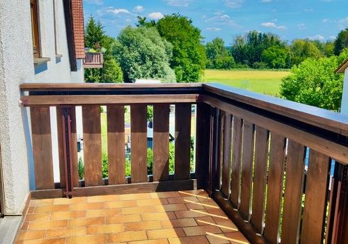 Renovierte Balkon