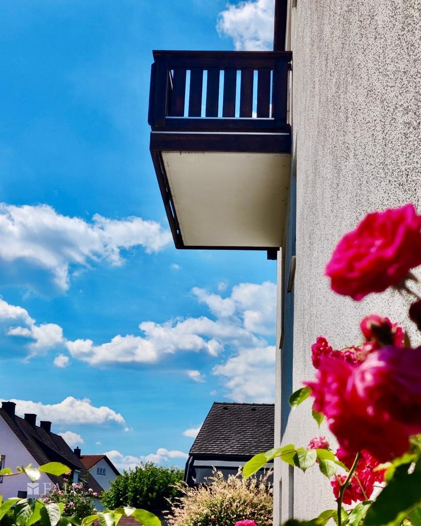 Renovierter Balkon