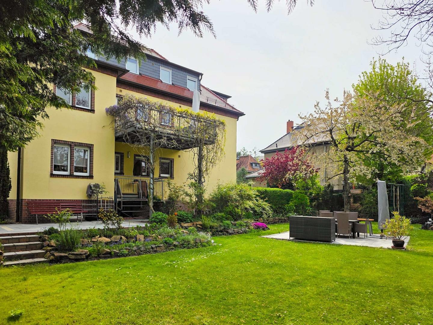 Ansicht vom Garten
