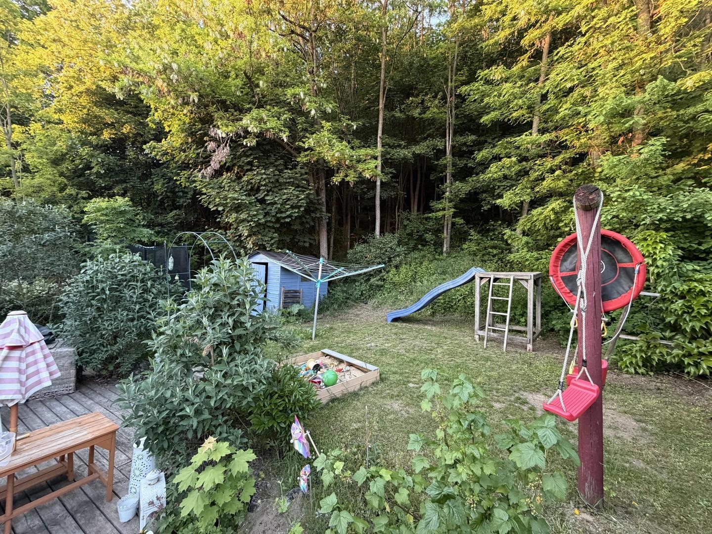 Grünfläche vor der Terrasse