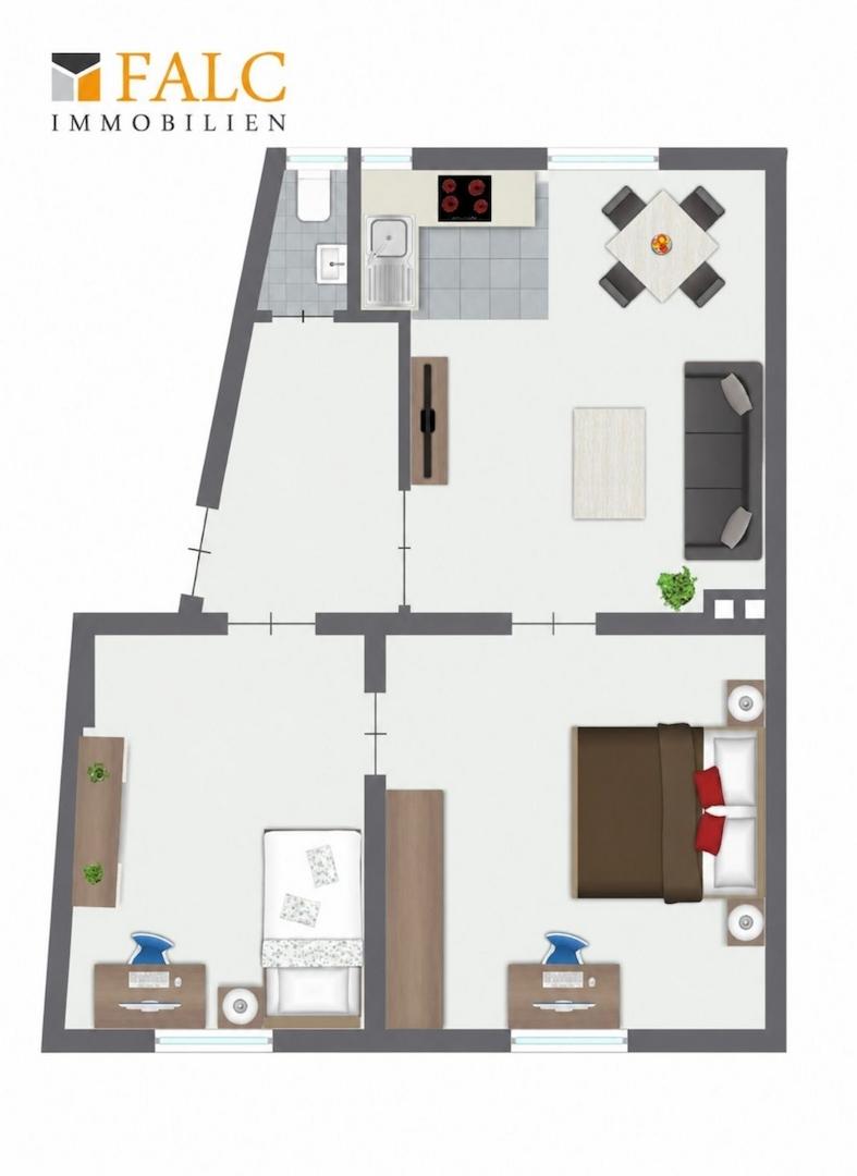 Grundriss Erdgeschoss links