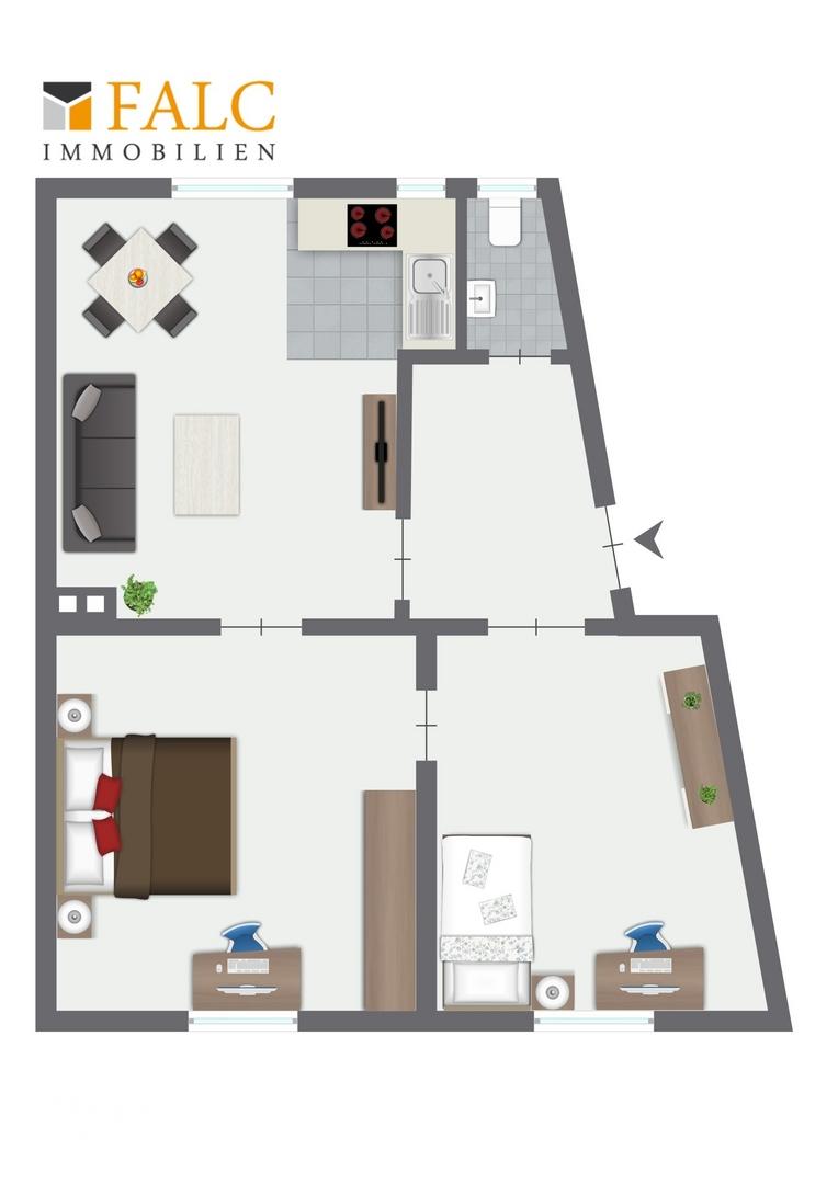 Grundriss 1.OG rechts