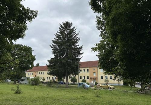 Blick aus dem Grünen von West