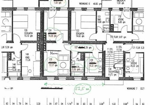 Grundriss Wohnung 8