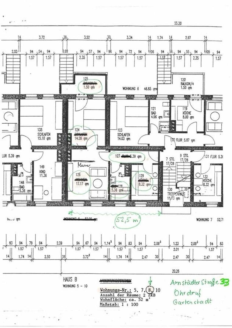 Grundriss Wohnung 8