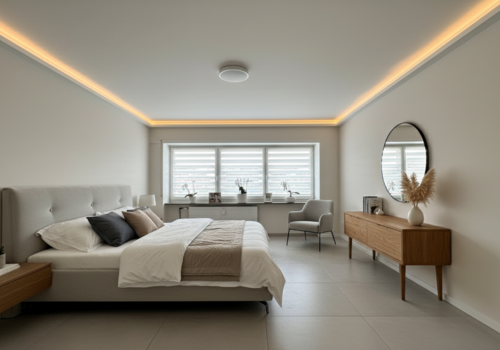 Schlafzimmer (OG) Home Staging