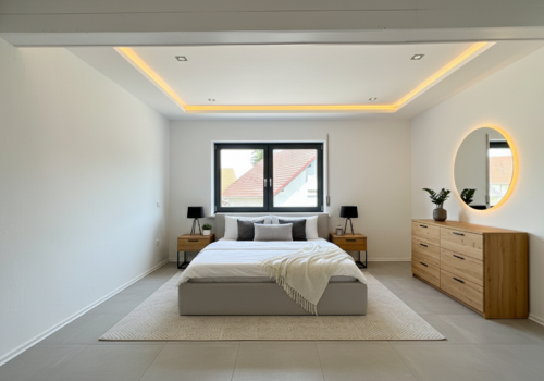 Schlafzimmer (OG) Home Staging