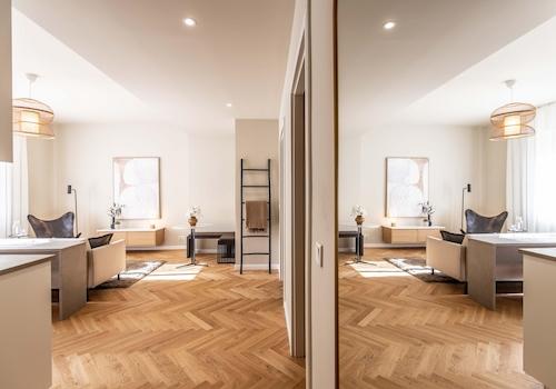 Flur Blick Wohnzimmer 