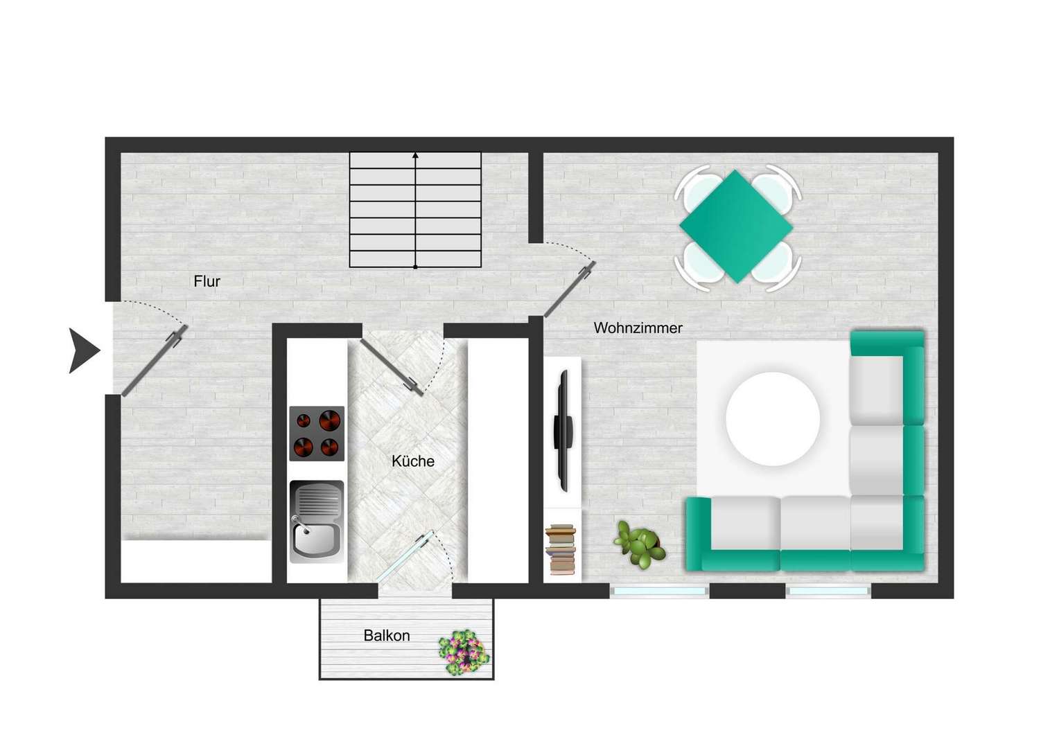 Maisonette 2-OG