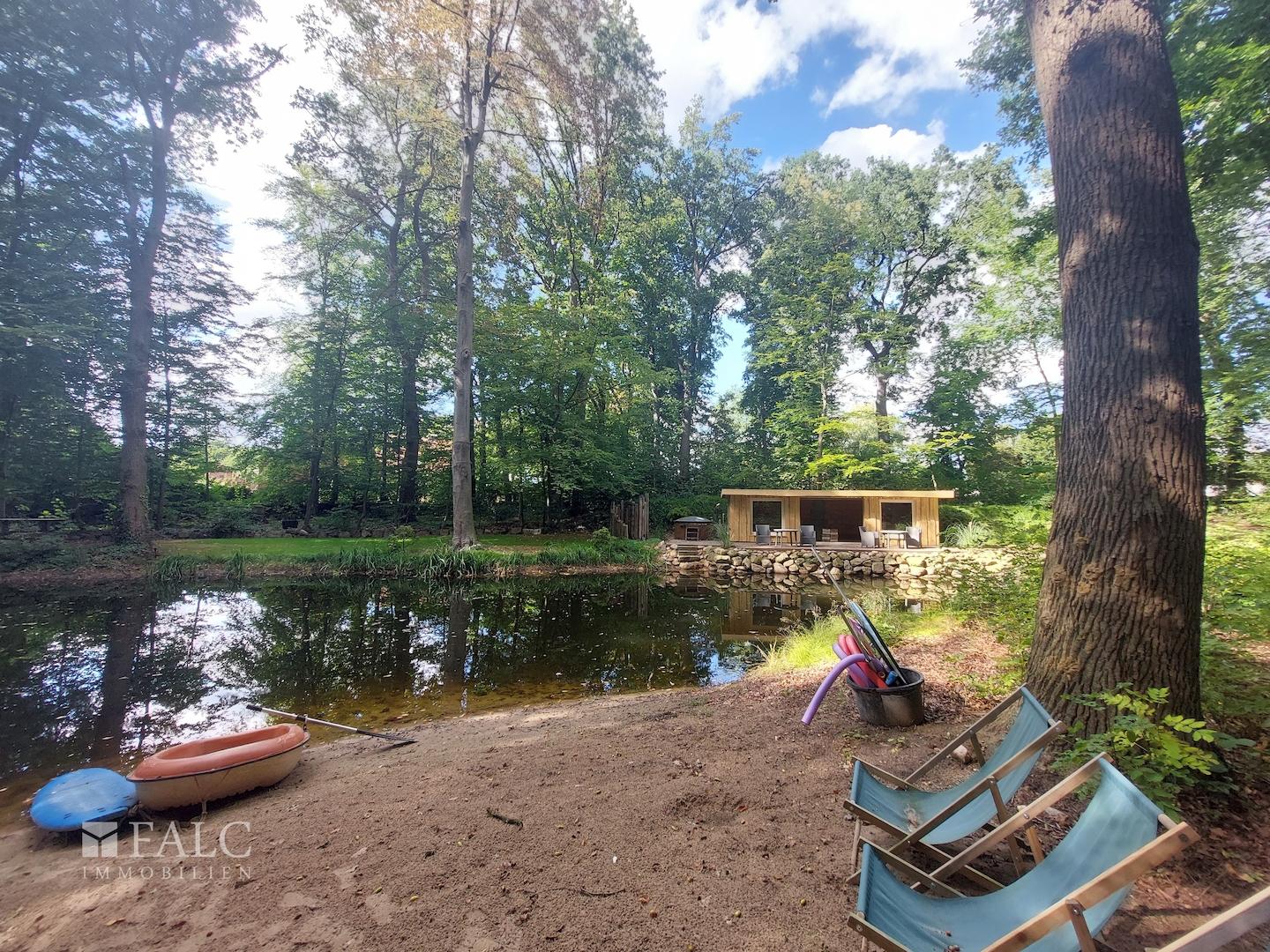 Teich mit Chillzone