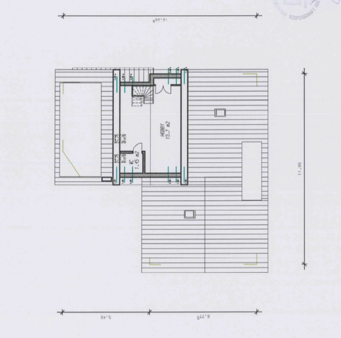 Grundriss Dachboden