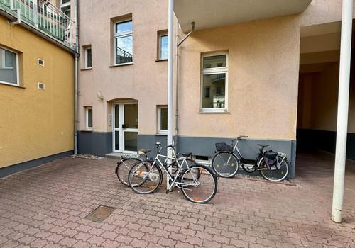 Hauseingang im Innenhof