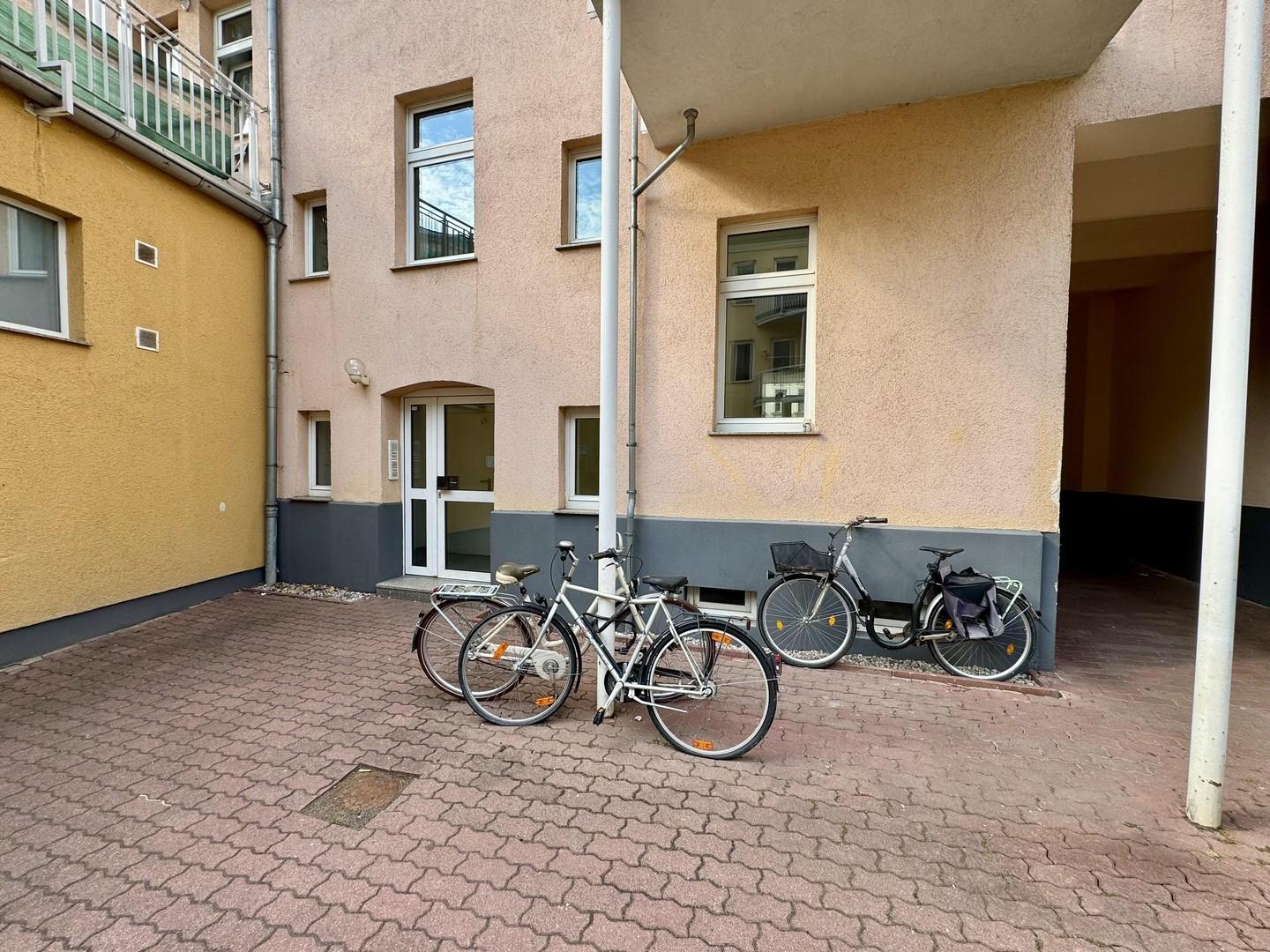 Hauseingang im Innenhof
