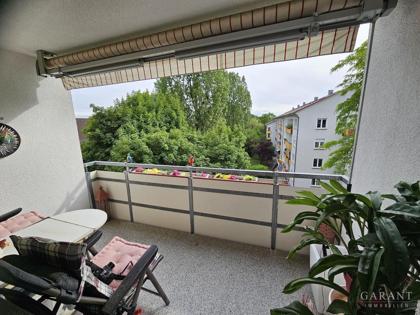 Balkon überdacht