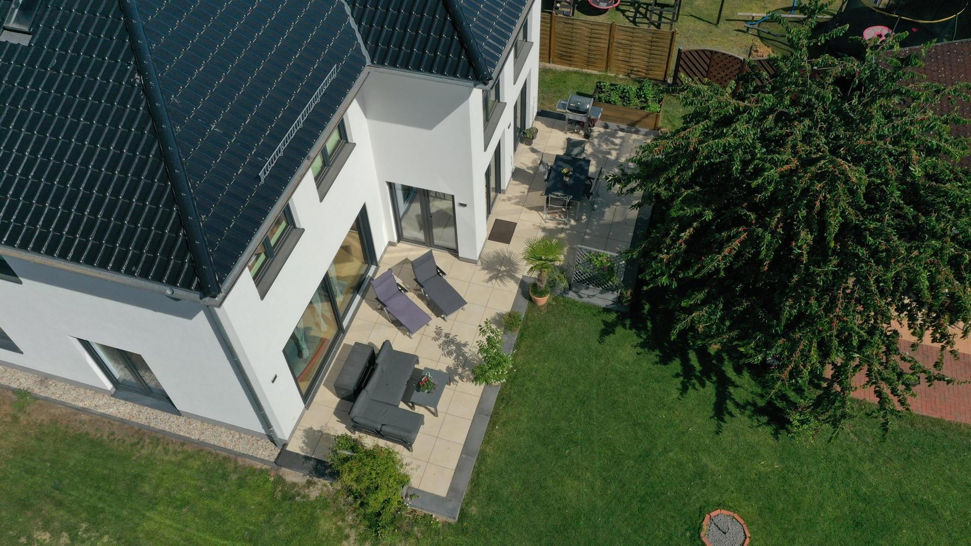 Terrasse von oben