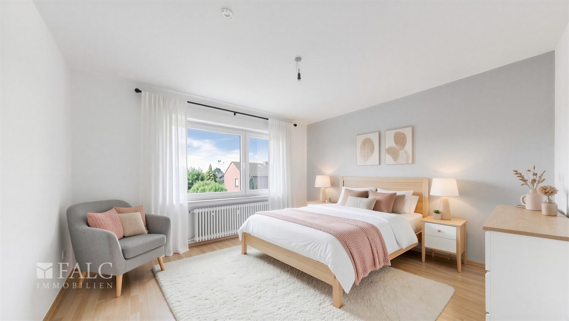 Schlafzimmer - Virtuell eingerichtet