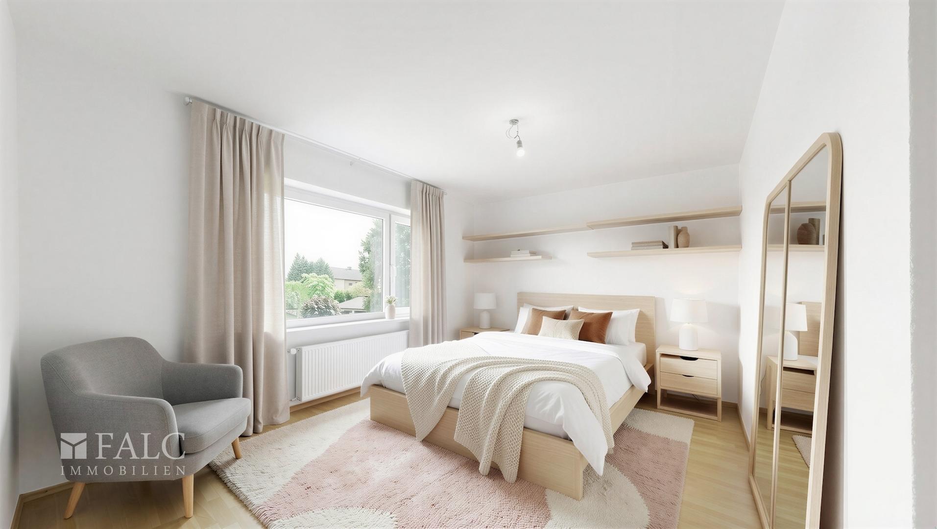 Schlafzimmer - Virtuell eingerichtet