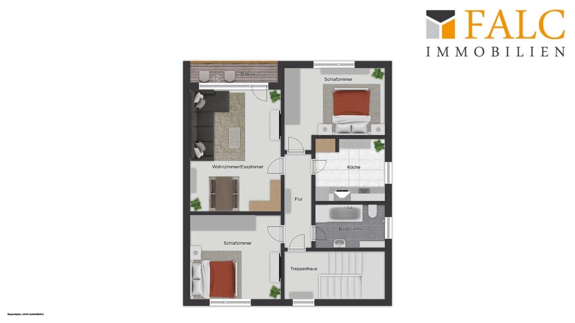 Grundriss OG-Wohnung