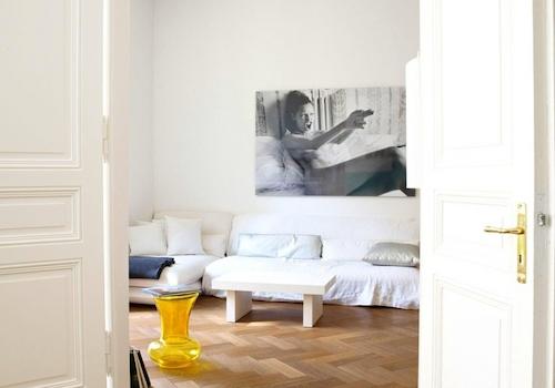 Flügeltür zum Wohnzimmer