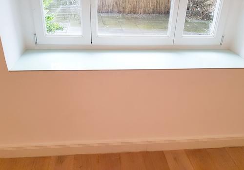Fensterbänke wie Glastüren