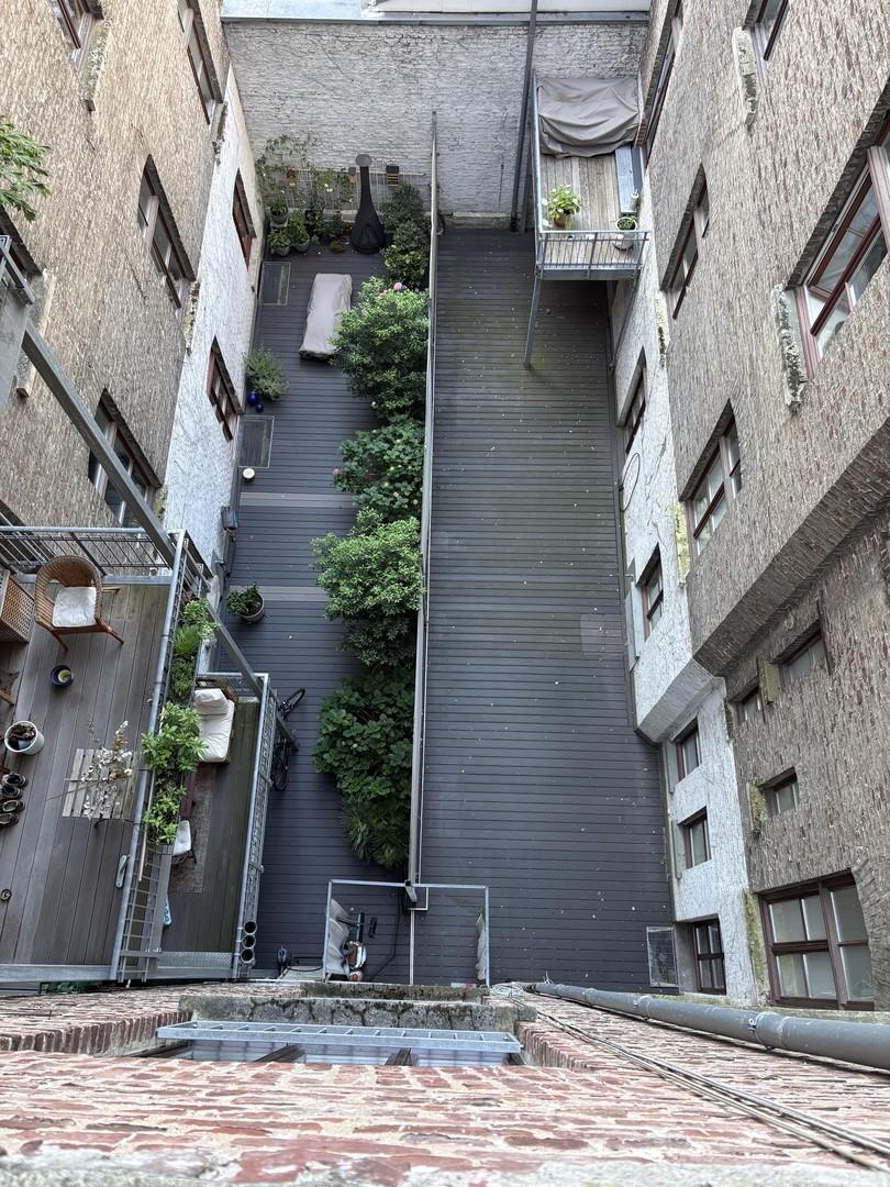 58m² Terrasse im Innenhof