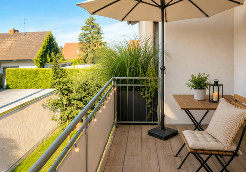 Ausstattungsvorschlag Balkon