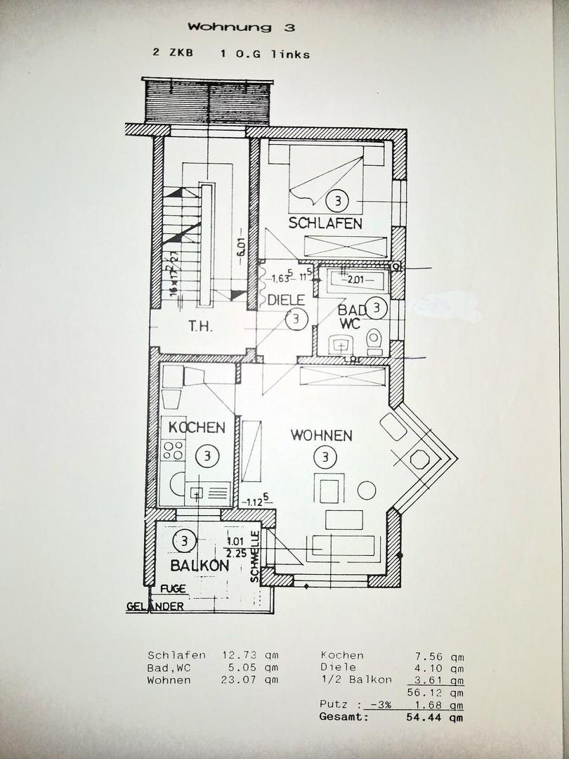 Grundriss Wohnung