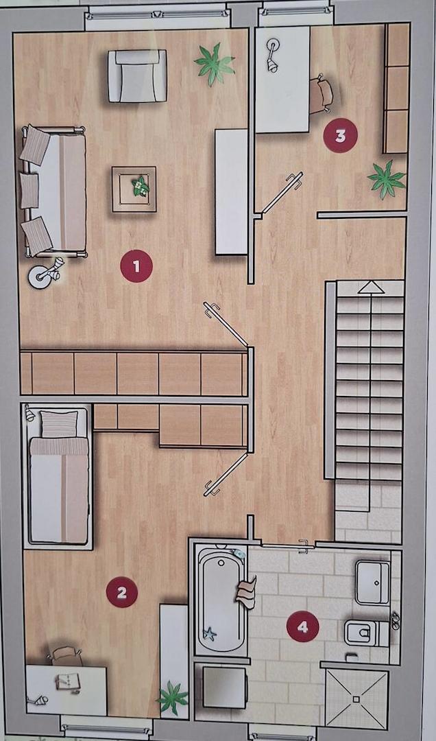 Grundriss 1 OG