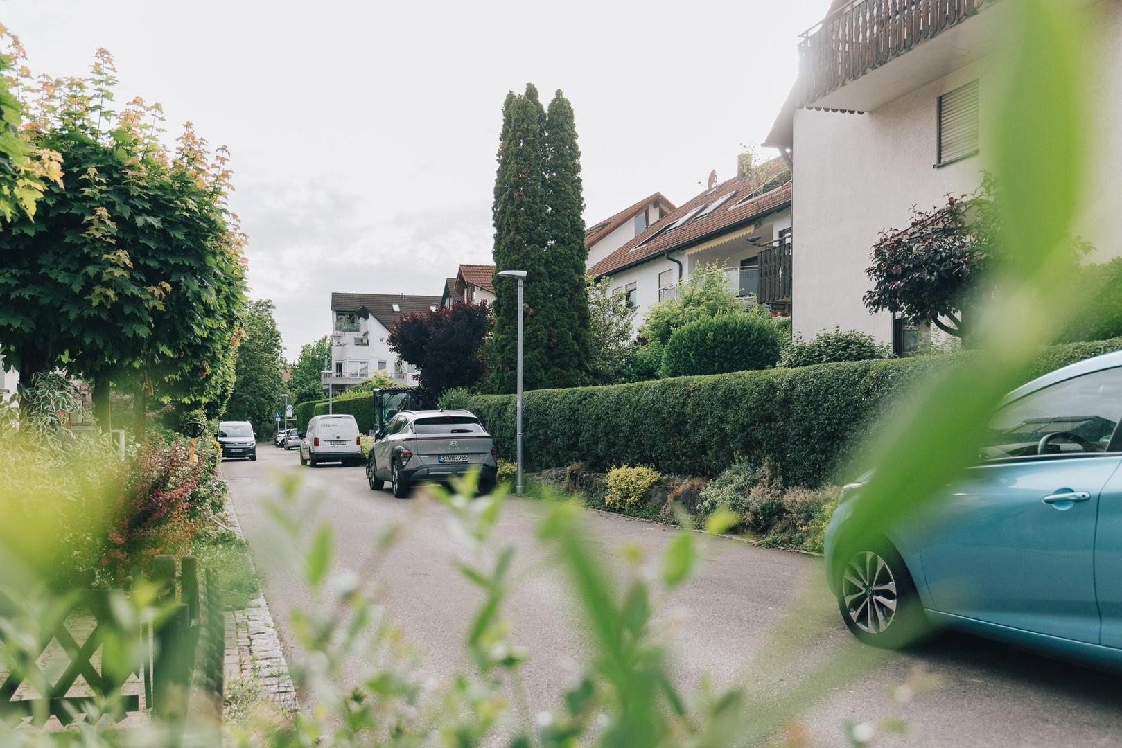 Ruhige Zufahrtsstraße