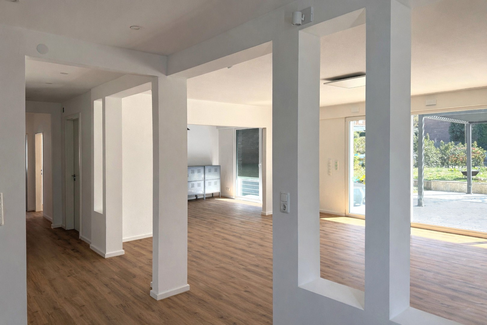 Blick zum Wohnraum im EG