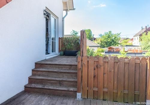 Zugang zur Dachterrasse