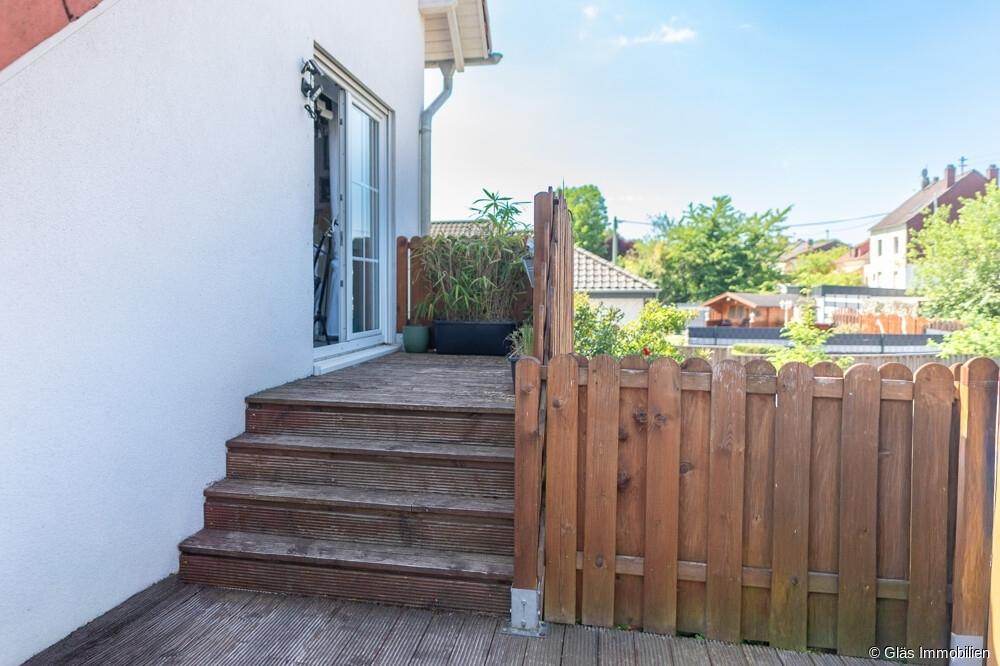Zugang zur Dachterrasse