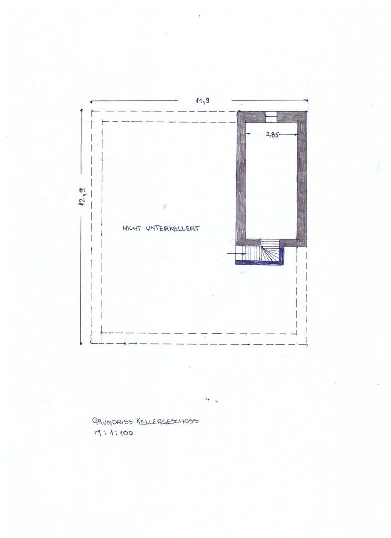 Grundriss Keller