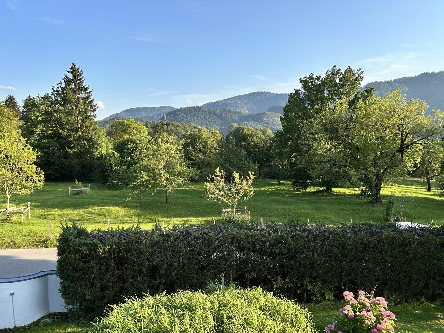 Ausblick von der Terasse