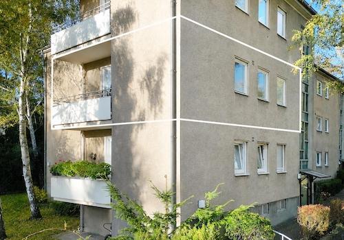 Hausansicht mit markierter Woh