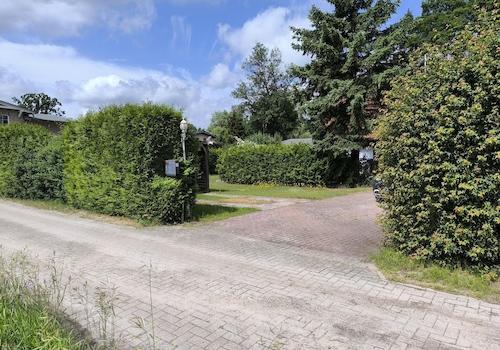 Zufahrt vom Privatweg aus