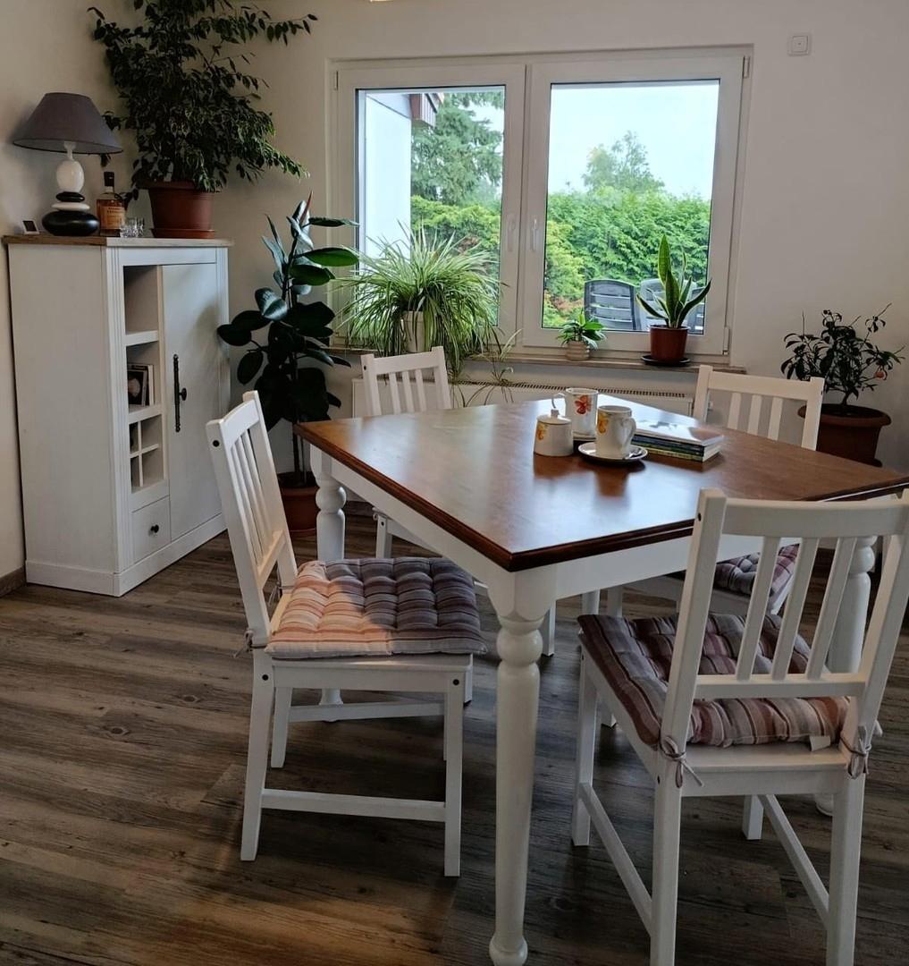 Esszimmer, Blick auf Terrasse