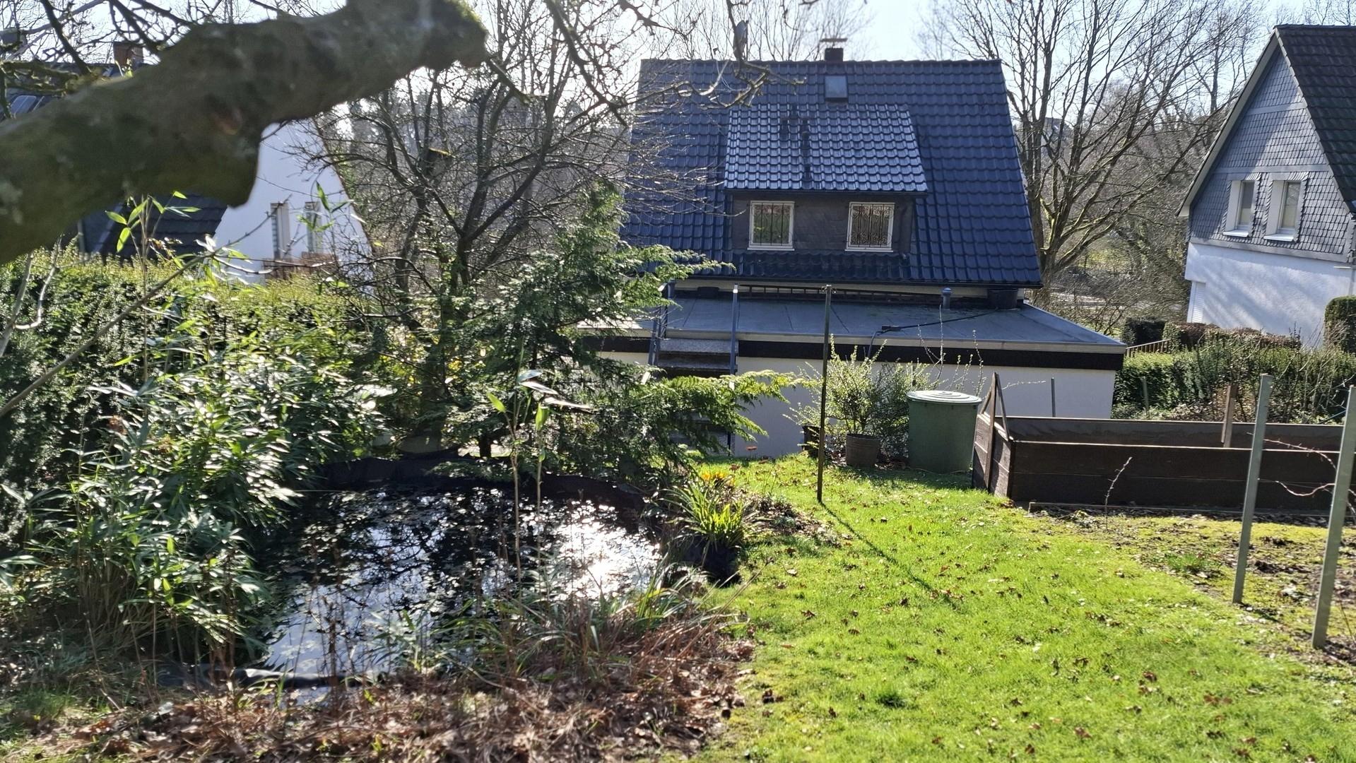Garten mit Teich